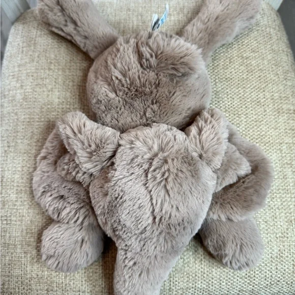 Jellycat Tan Elephant Stuffed Animal - Picture 4 of 9